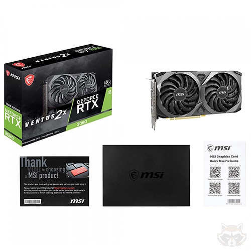کارت گرافیک MSI RTX 3060 Ventus 2X 12GB OC