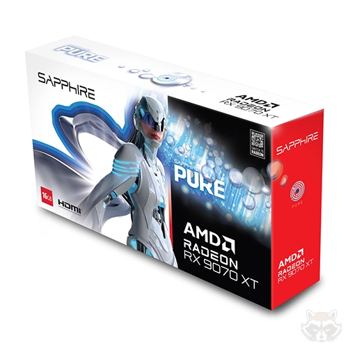 کارت گرافیک Sapphire Pure RX 9070 XT OC 16GB