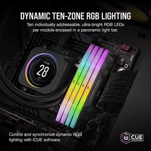 رم Corsair Vengeance RGB DDR5 16GB