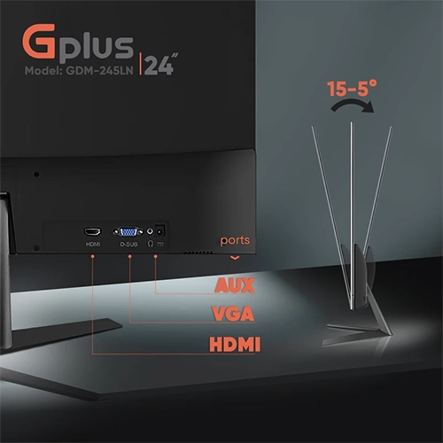 مانیتور Gplus GDM-245LN سایز 24 اینچ