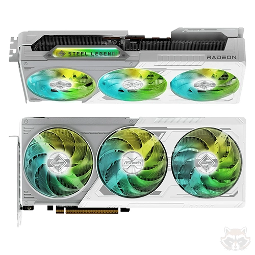 کارت گرافیک ASRock RX 9070 XT Steel Legend Dark 16GB
