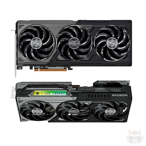 کارت گرافیک ASRock RX 9070 XT Steel Legend Dark 16GB